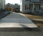 concrete slab driveway