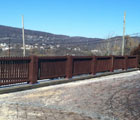Mountain Creek wood fence along Rt 94