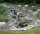 residential waterfall feature